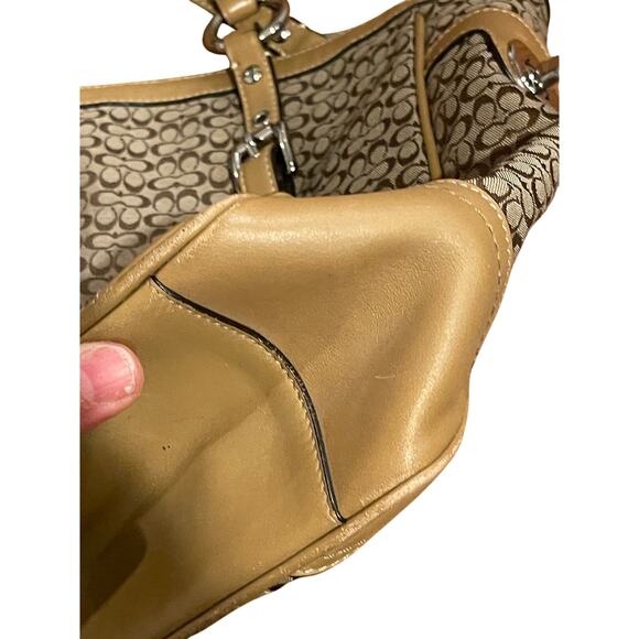 COACH F11526 Signature Gallery Monogram Tote / Handbag / purse - Picture 8 of 16